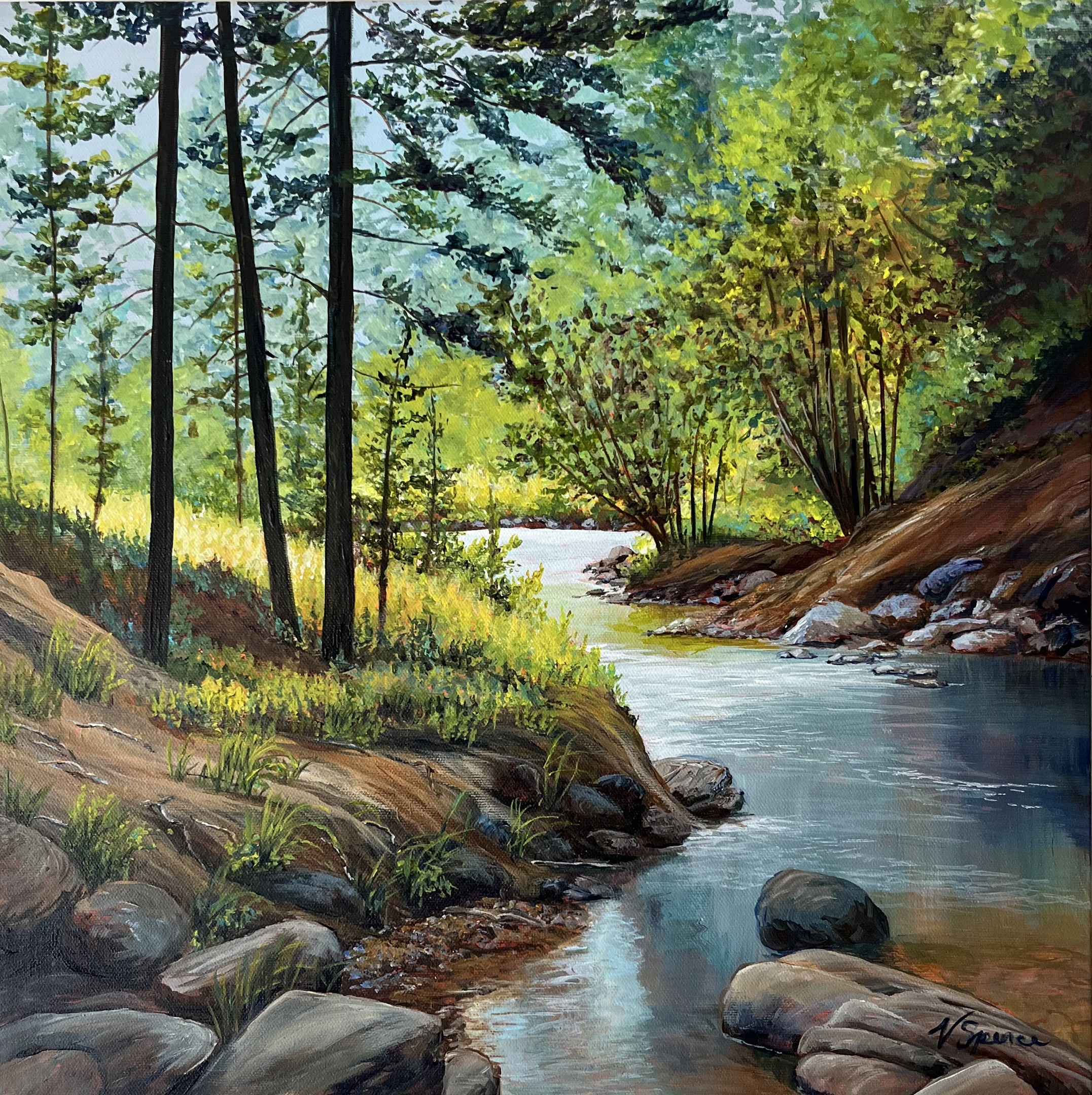 Drama Queens, Canadian, landscape paintings